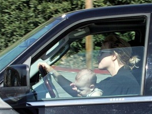 britney spears driving with son