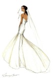 A-sketch-of-a-Dennis-Basso-for-Kleinfeld-gown