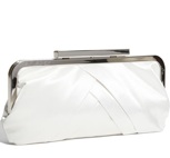 Glint Pleated Frame Clutch