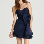 ABS by Allen Schwartz Strapless Flouncy Dress