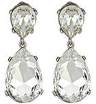 Kenneth Jay Lane Crystal Teardrop Earring