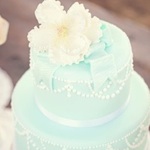 Mint Wedding Cake