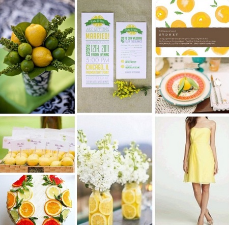 Citrus Wedding Theme