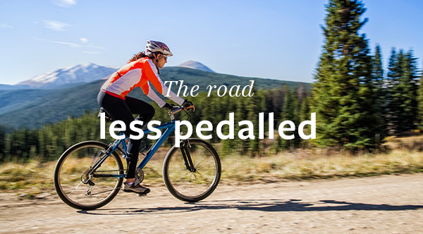 The road less pedalled