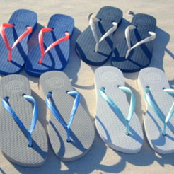 Interchangeable Flip Flops with No More Blow Outs!