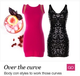 over the curve