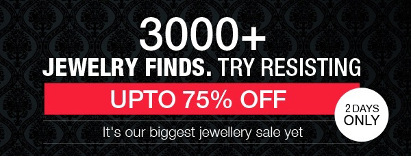 3000+ jewelry finds up to 75% off