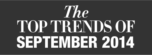 the top trends for september