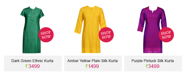 dark green ethnic kurta amber yellow plain silk kurta purple pinuck silk kurta