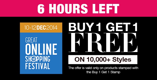 last day buy 1 get1 free on 10,000+ styles