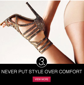 never put style over comfort