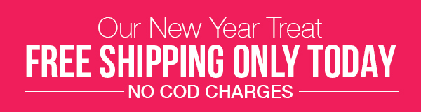 free shipping only today no cod charges