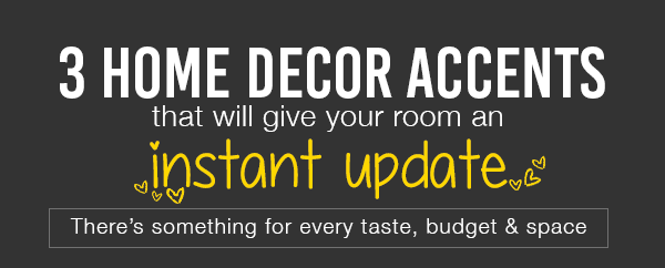 3 home Decore accents