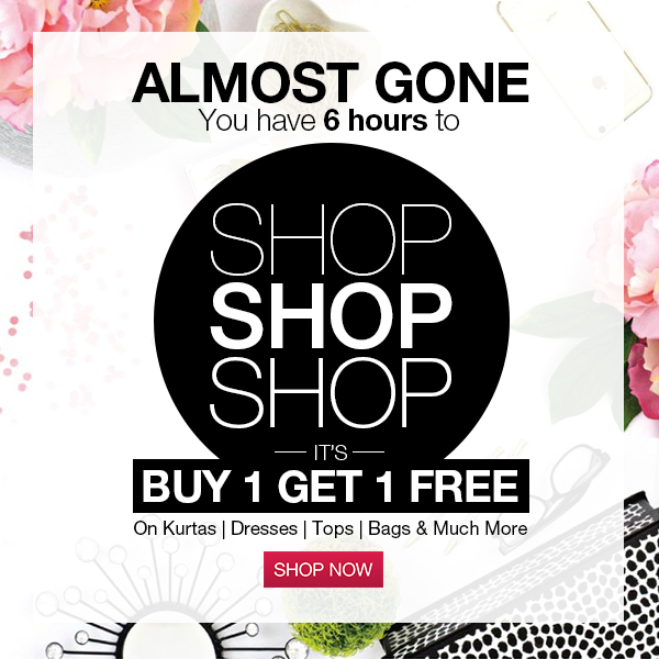 Buy 1 Get 1 Free 6 Hours Left