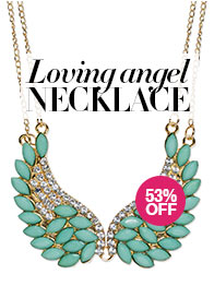 loving angel necklace