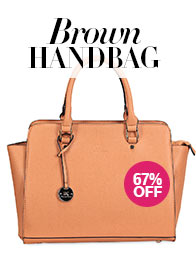 brown handbag