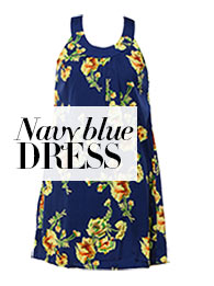 navy blue dress