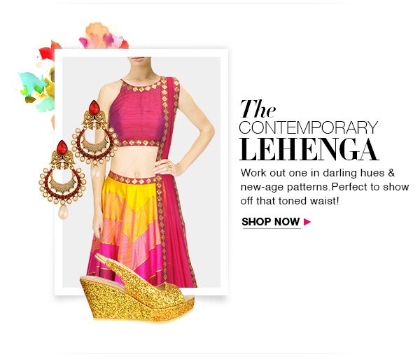 The contemporary Lehenga
