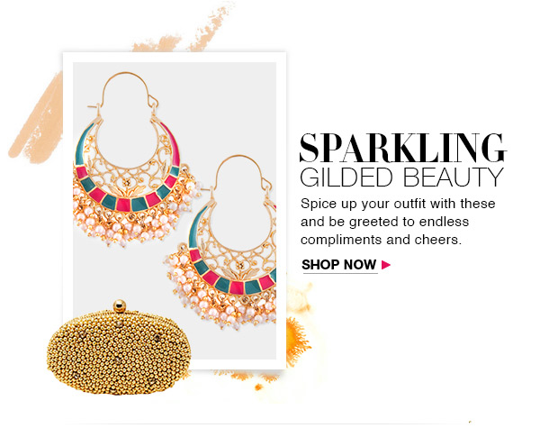 Sparkling gilded beauty