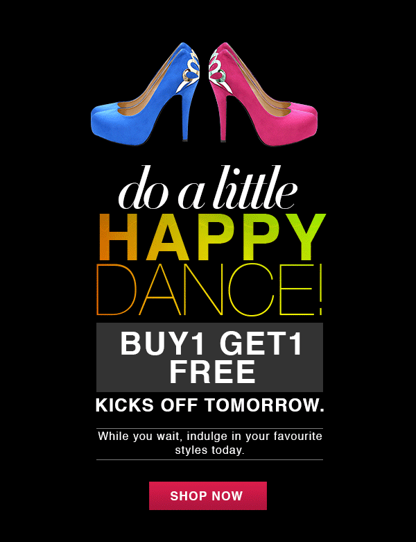 do a little happy dance