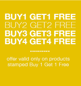 Buy 1 Get 1 Free