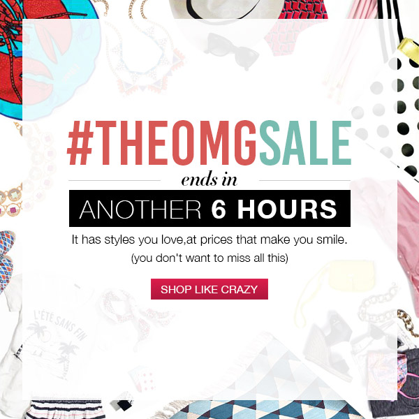 The Omg Salae ends in another 6 hours