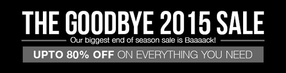 The Goodbye 2015 Sale