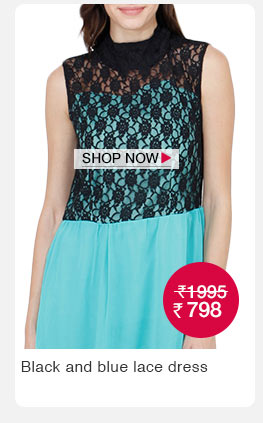 Black and Blue Dress