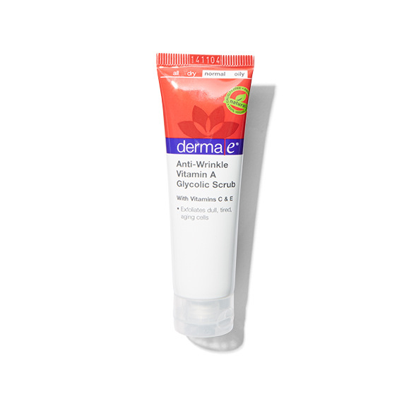 derma e® Anti-Wrinkle Vitamin A Glycolic Scrub