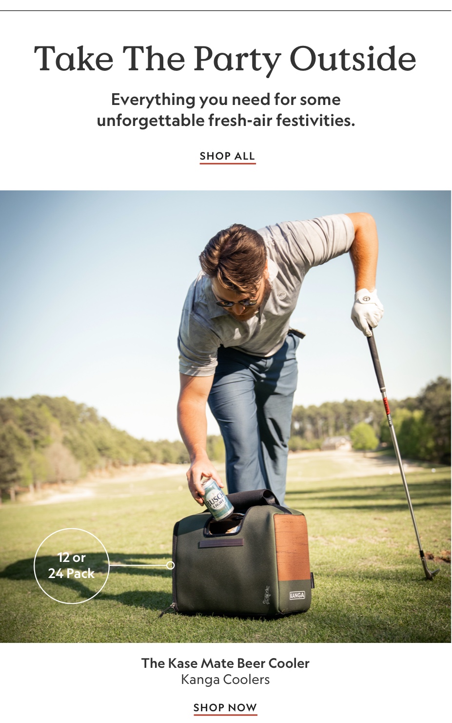 Open In Case of Party A BackpackCooler That Holds 24 Cold Ones