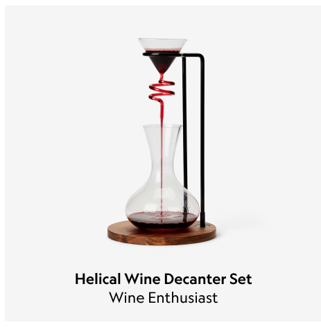 Helical Wine Decanter Set