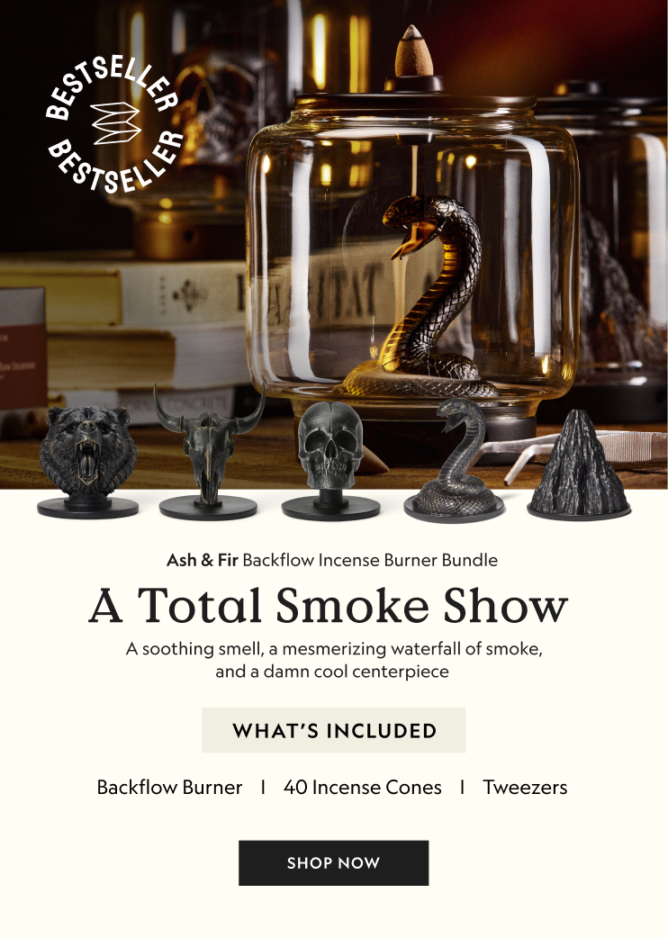 Backflow Incense Burner Bundle