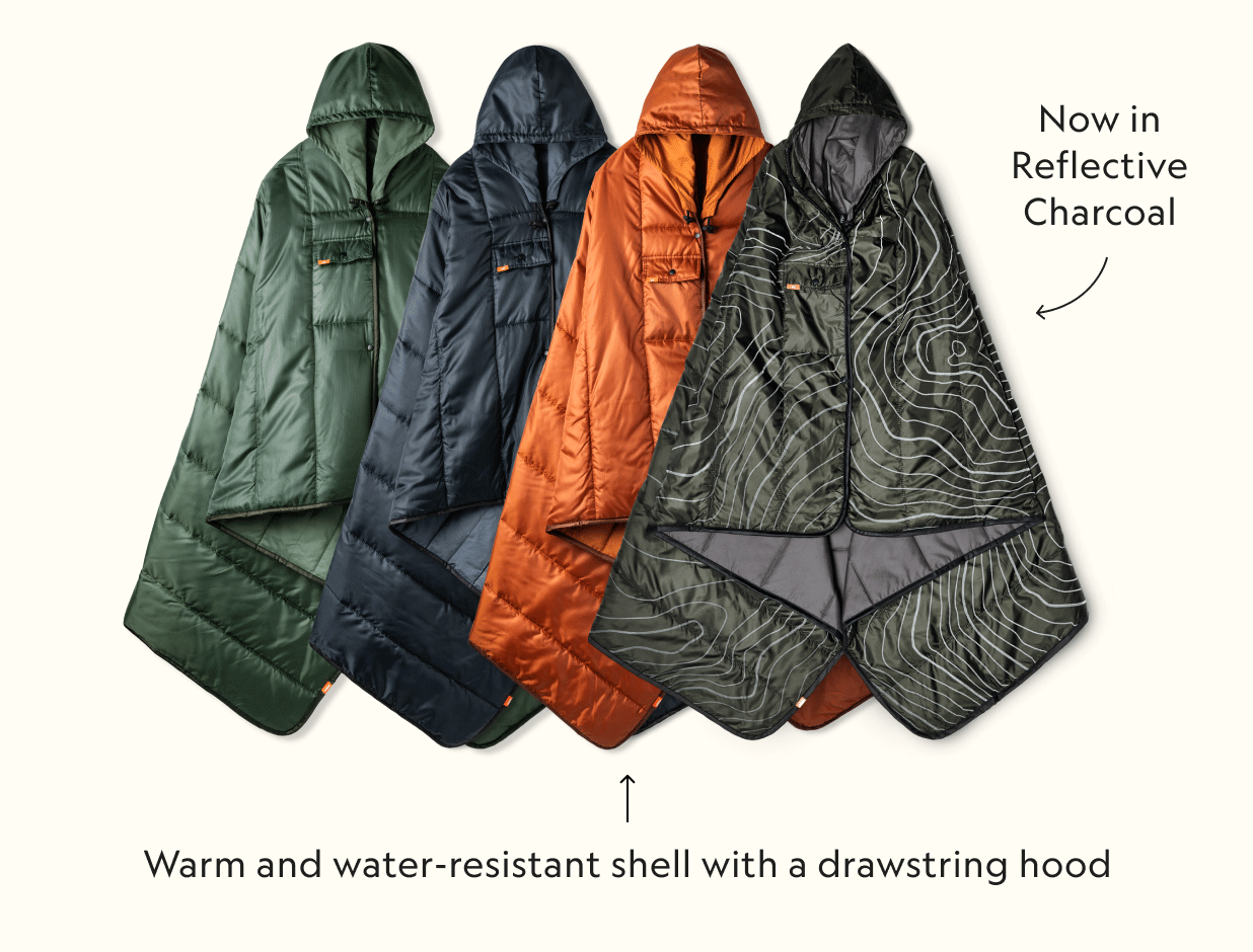 Puffy Blanket Poncho