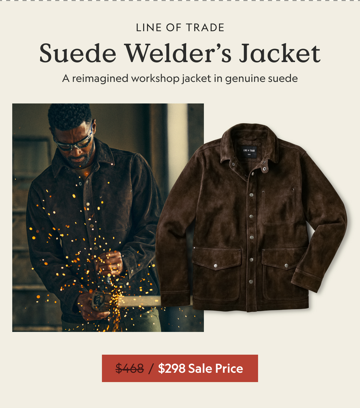 Suede Welder's Jacket