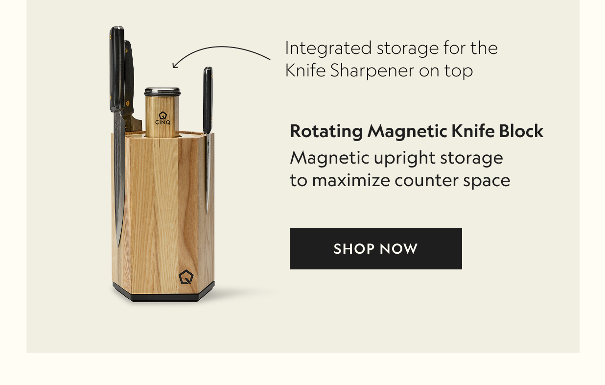 Rotating Magnetic Knife Block