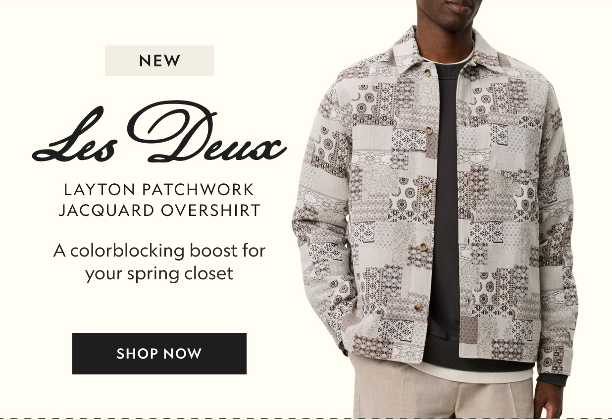 Layton Patchwork Jacquard Overshirt