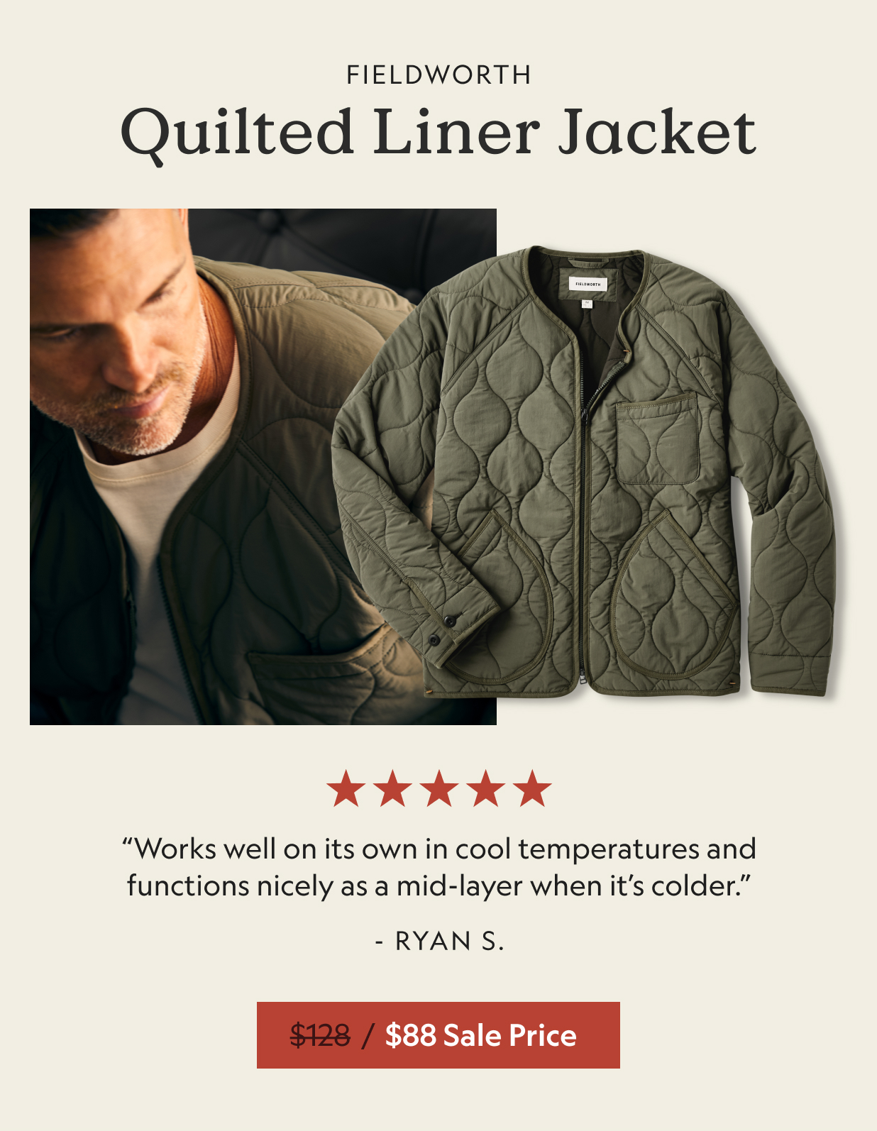 Quilted Liner Jacket