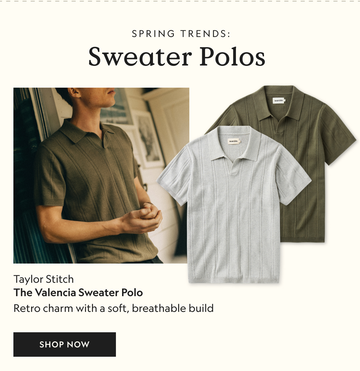 The Valencia Sweater Polo