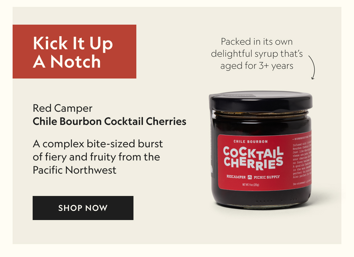 Chile Bourbon Cocktail Cherries