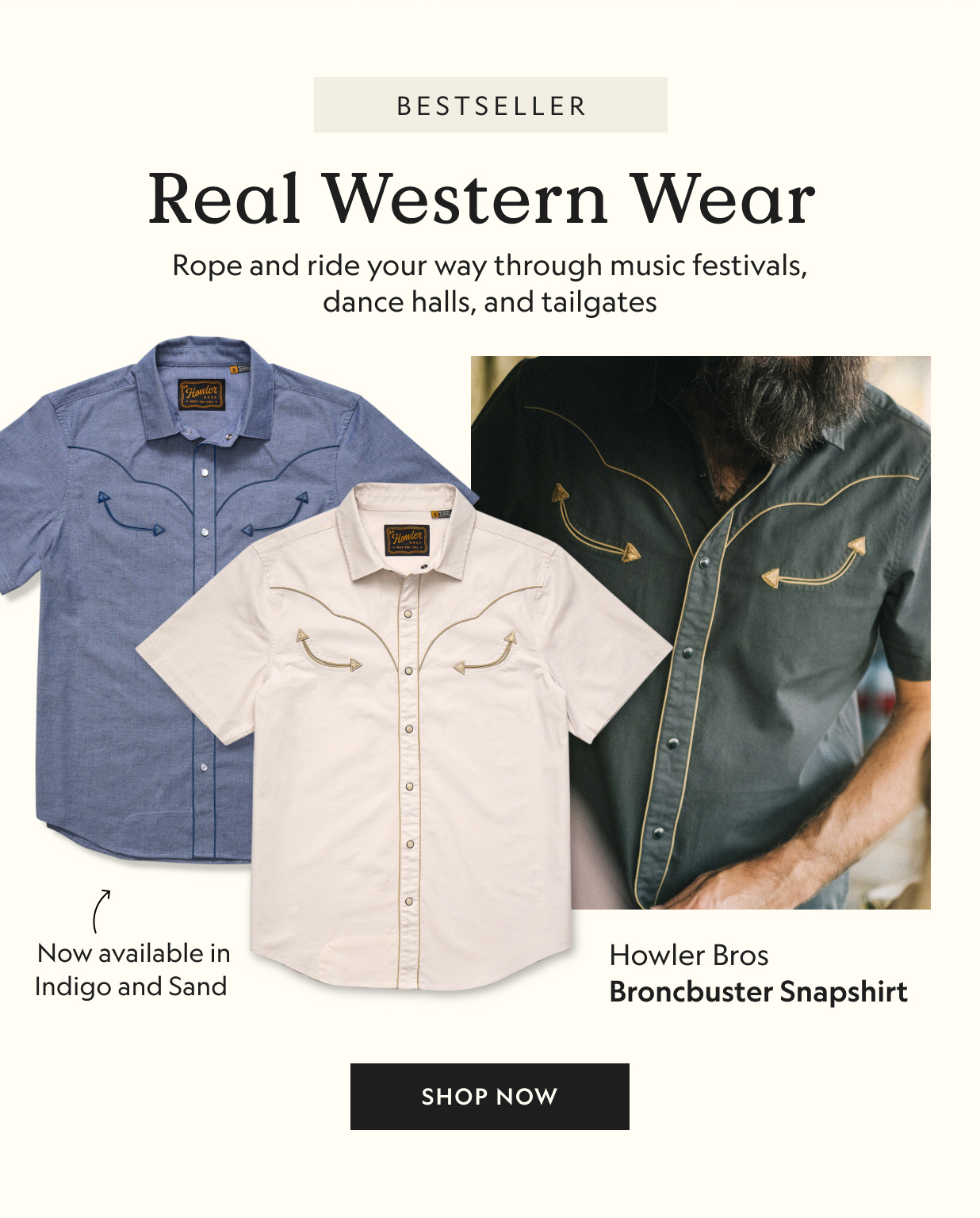 Broncbuster Snapshirt