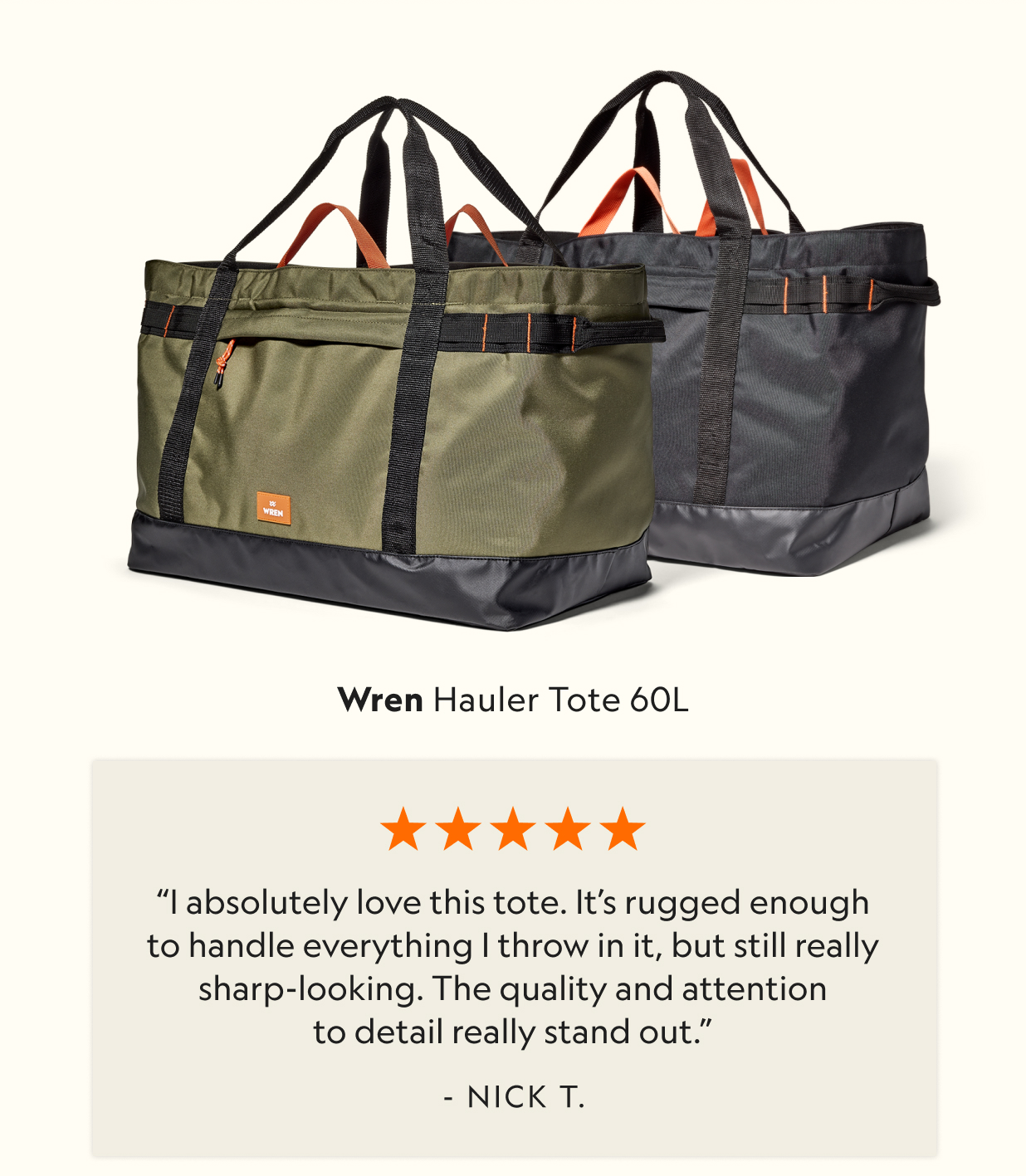 Hauler Tote 60L