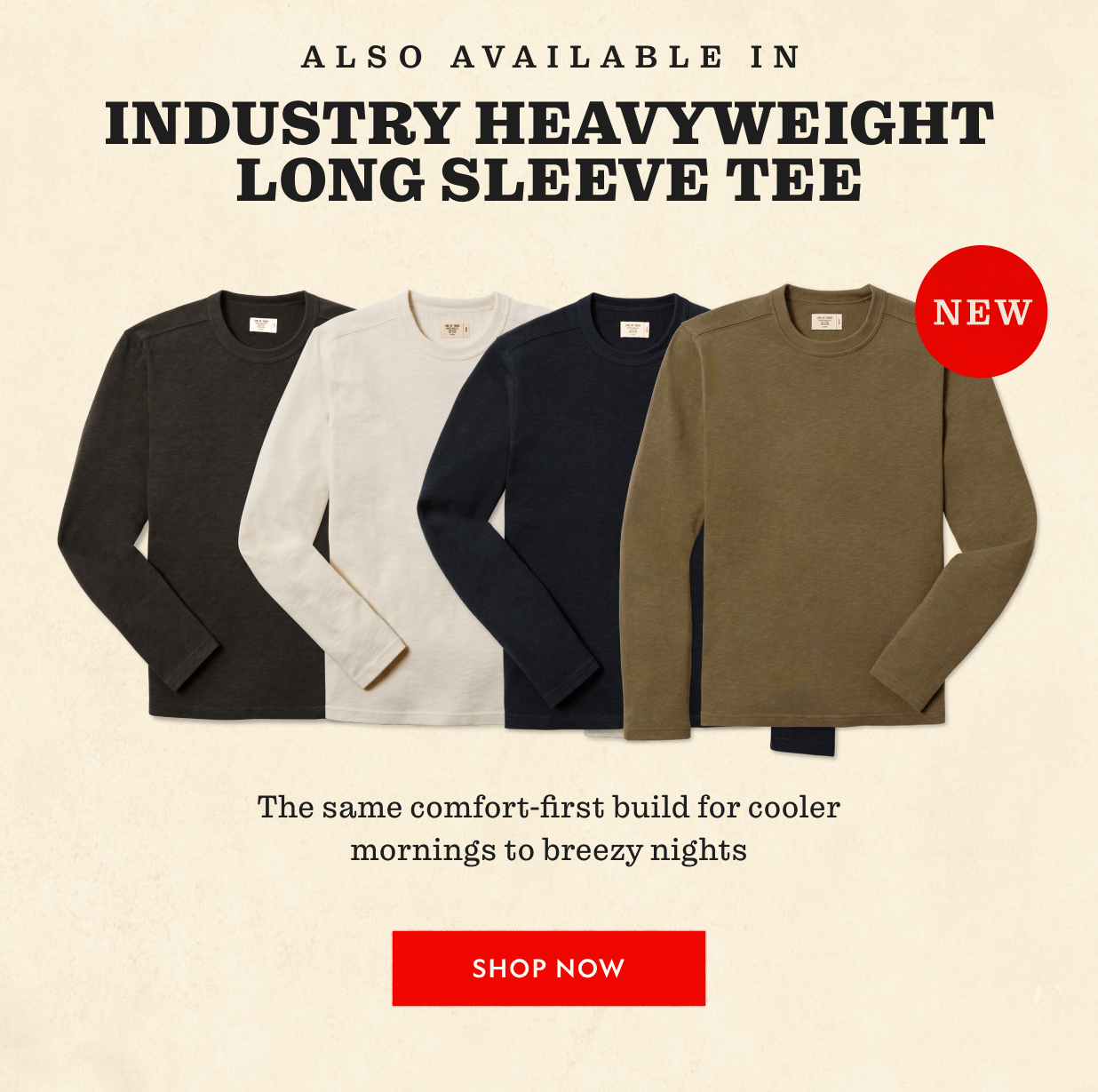 Industry Heavyweight Long Sleeve Tee