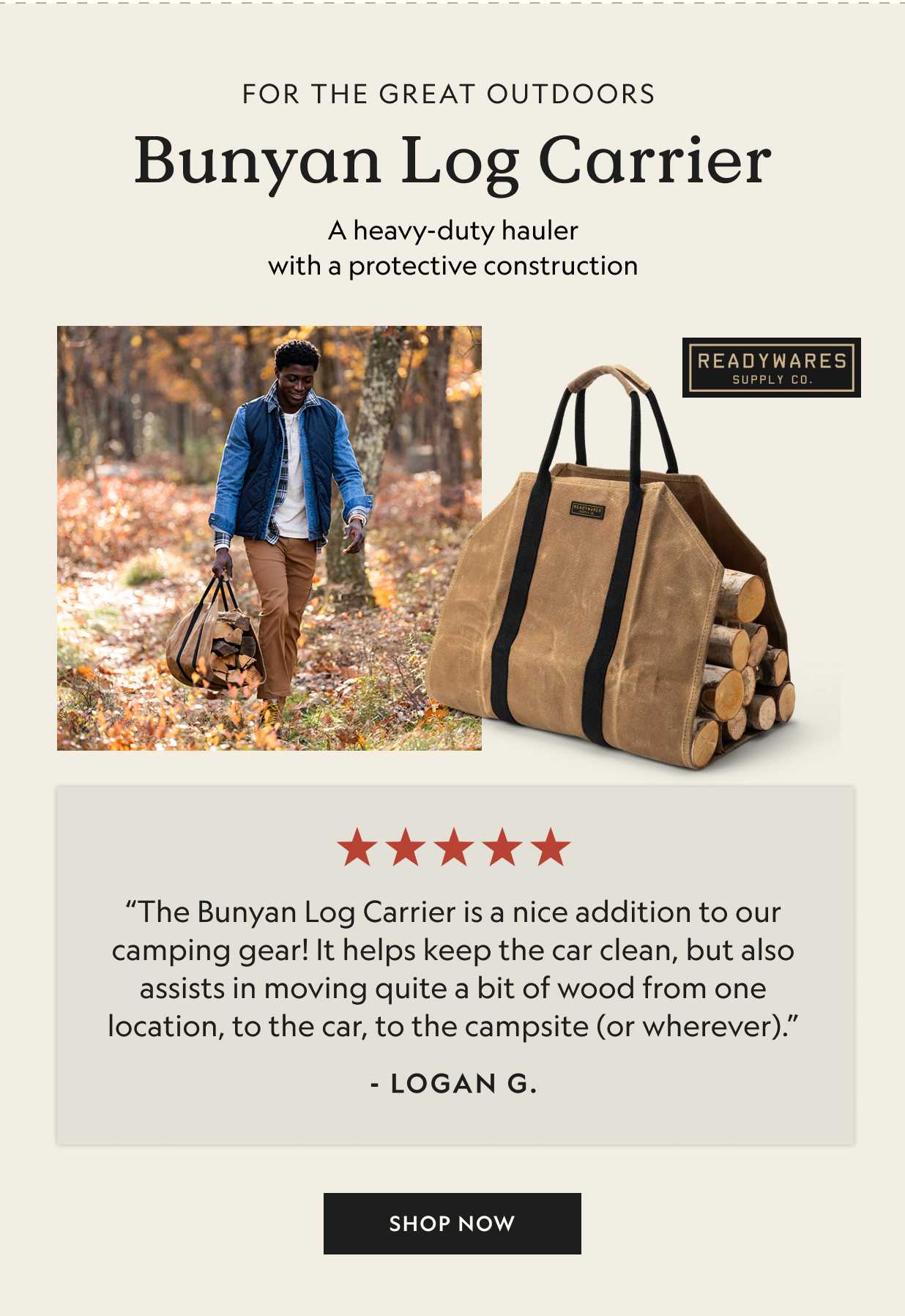 Bunyan Log Carrier