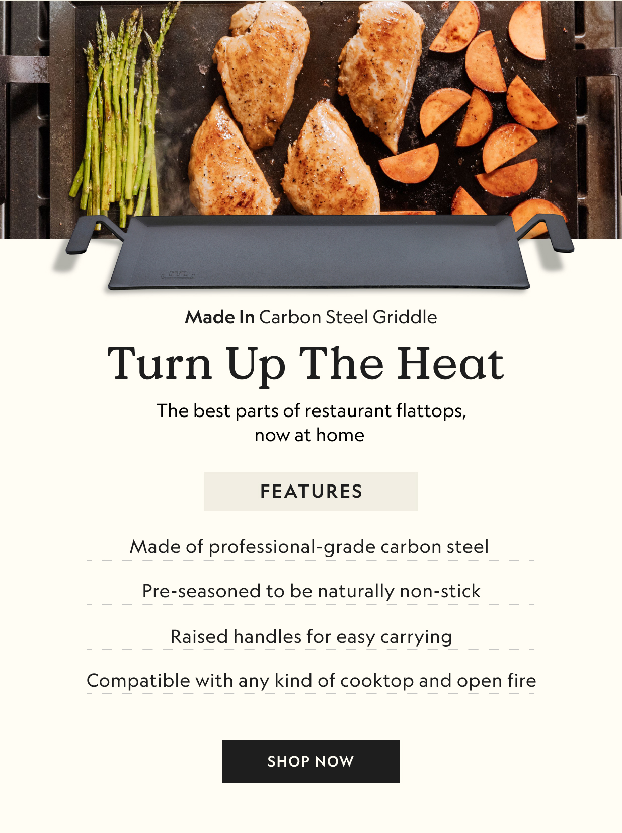 Carbon Steel Griddle