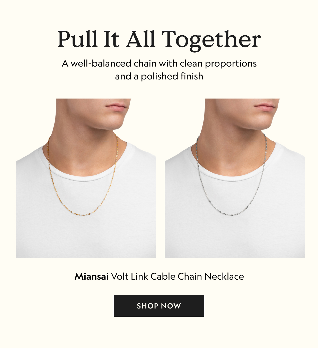Volt Link Cable Chain Necklace
