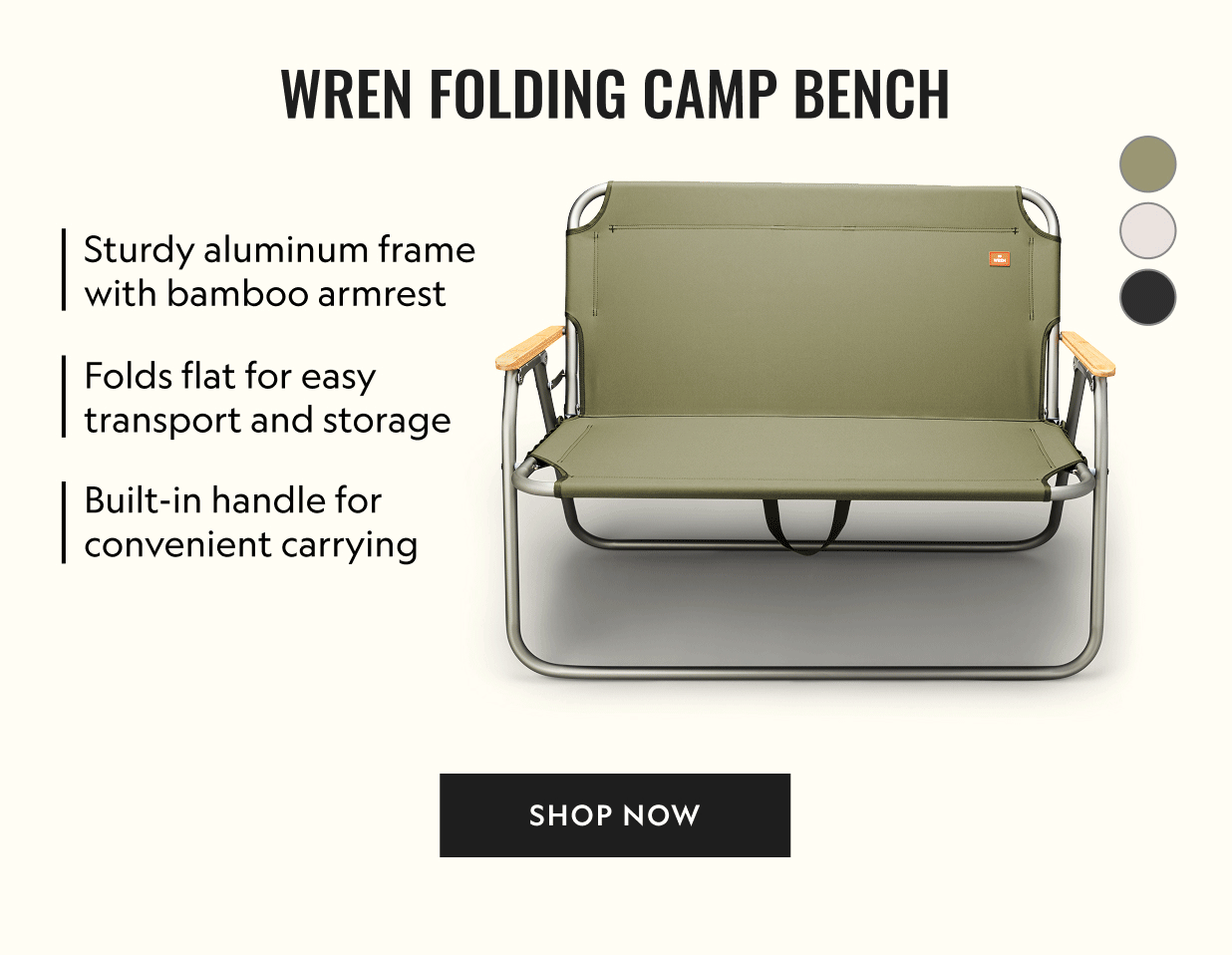 Folding Camp Bench