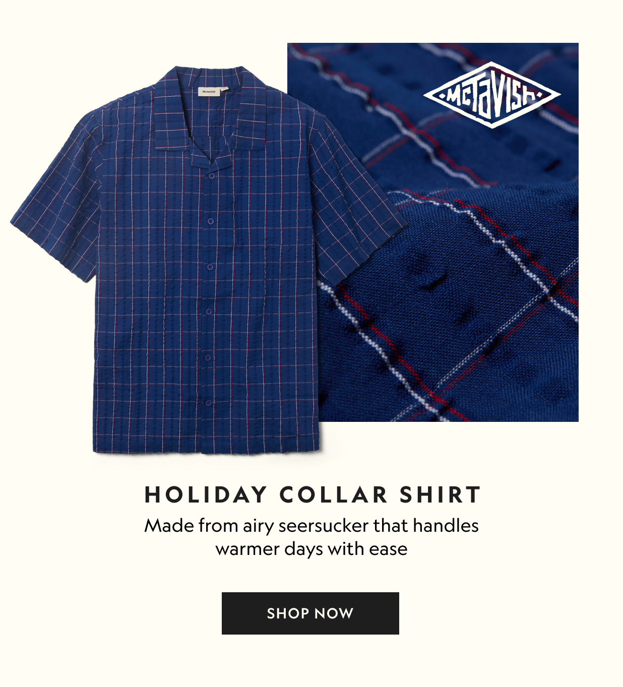 Holiday Collar Shirt