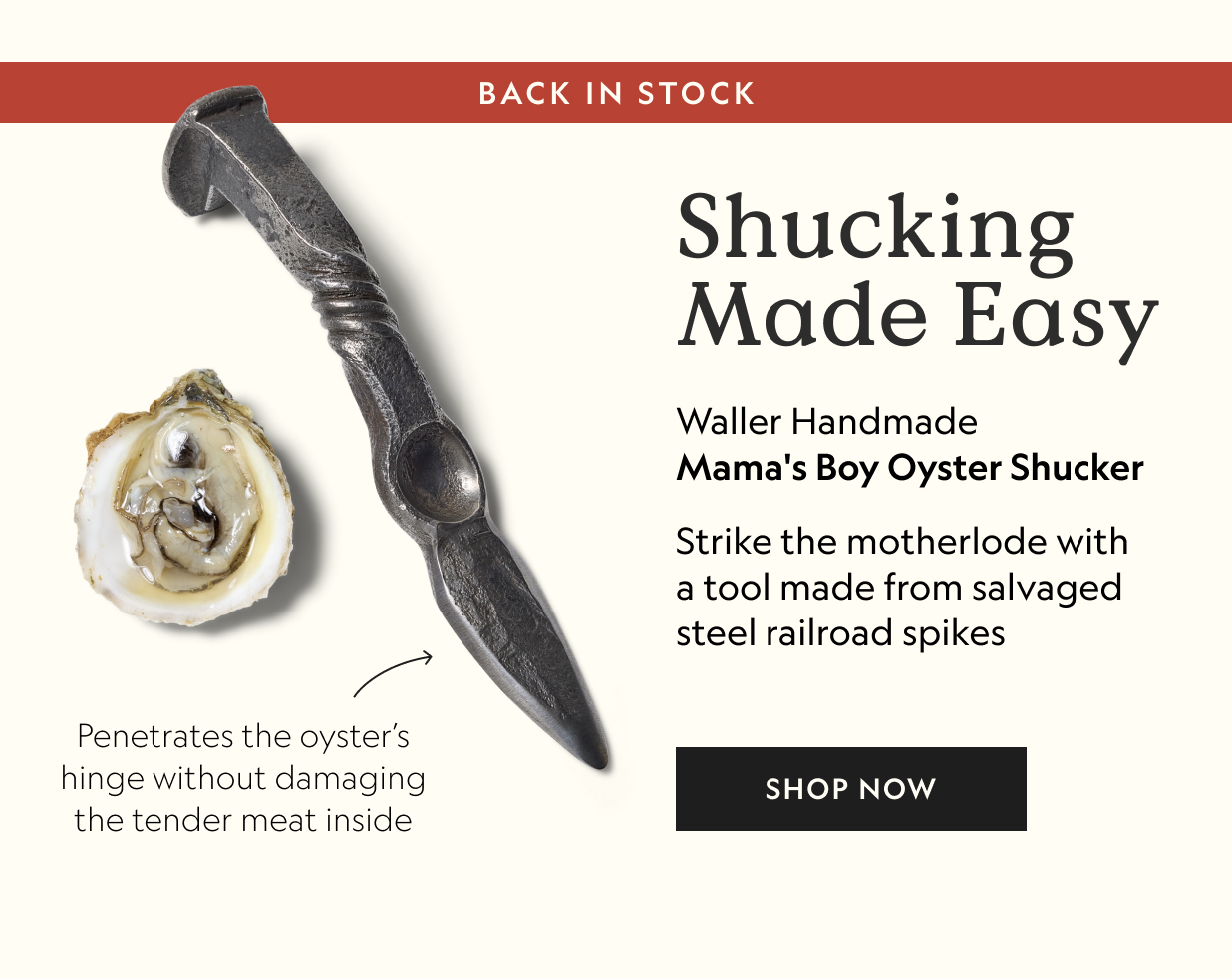 Mama's Boy Oyster Shucker
