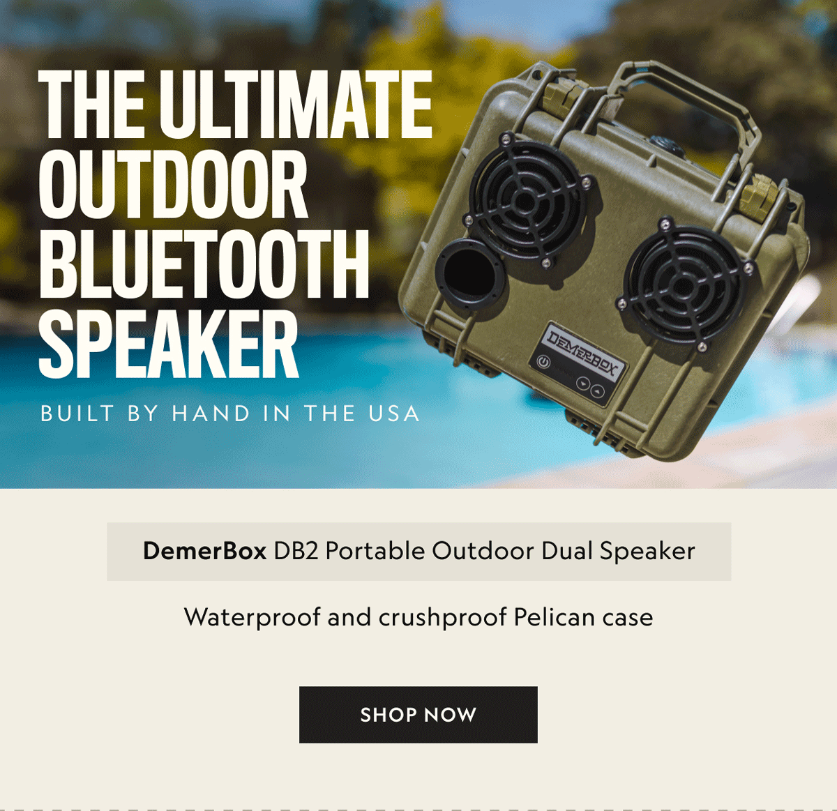 DB2 Portable Outdoor Dual Speaker