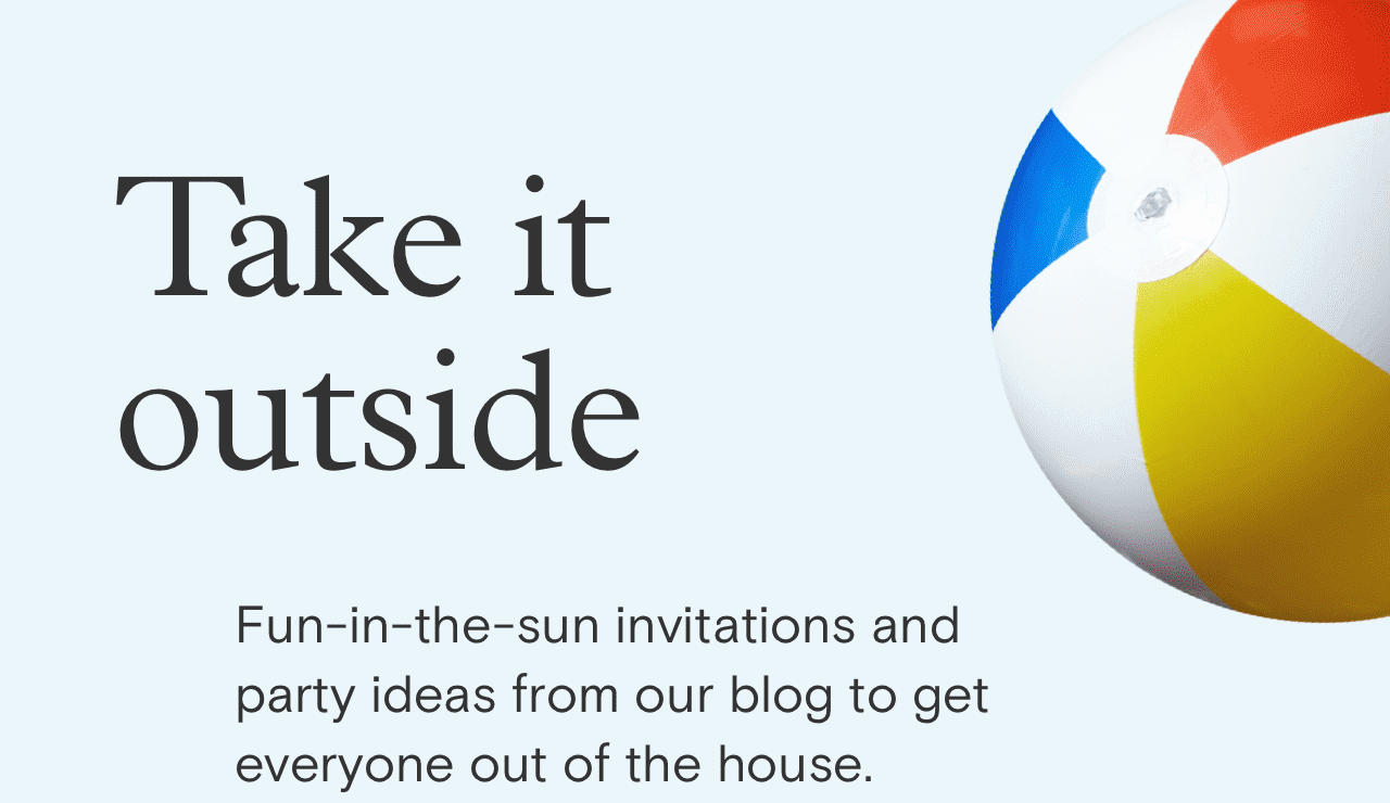 Take it outside